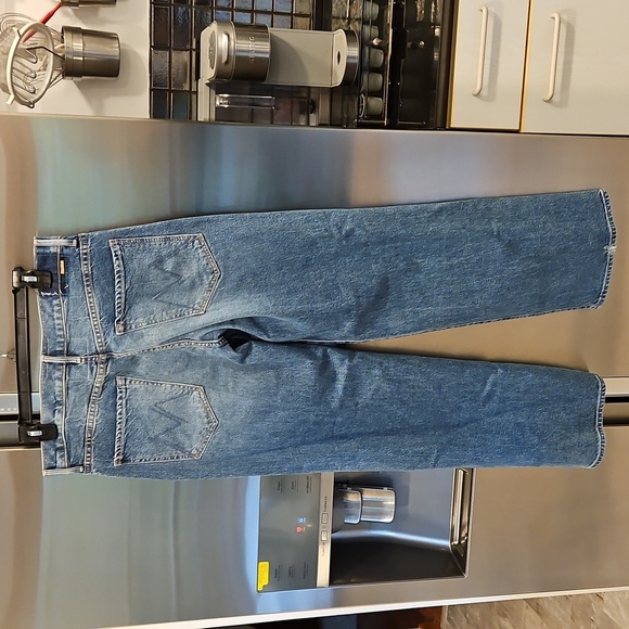 💕MOTHER SUPERIOR💕 Lil' Mid-Rise Tunnel Vision Sneak Jeans I'm A Winner 30 NWOT - Picture 13 of 16